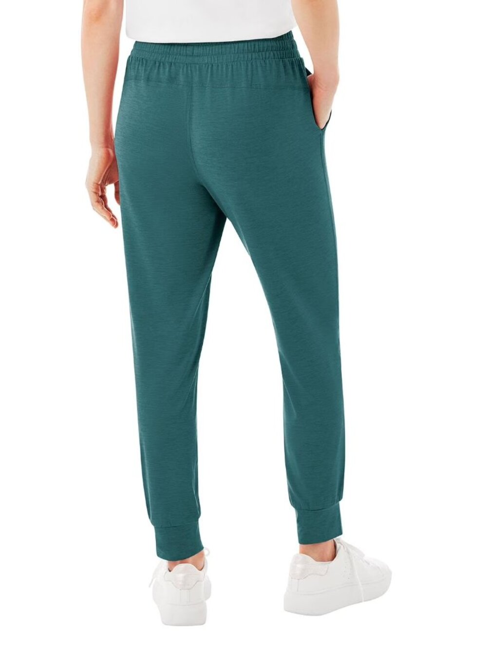 NWT Member's Mark Women's Favorite Soft Jogger Turquoise Sz L - Picture 2 of 8